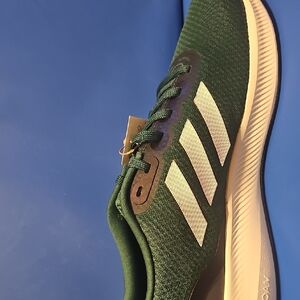 adidas Green and White Athletic Shoes